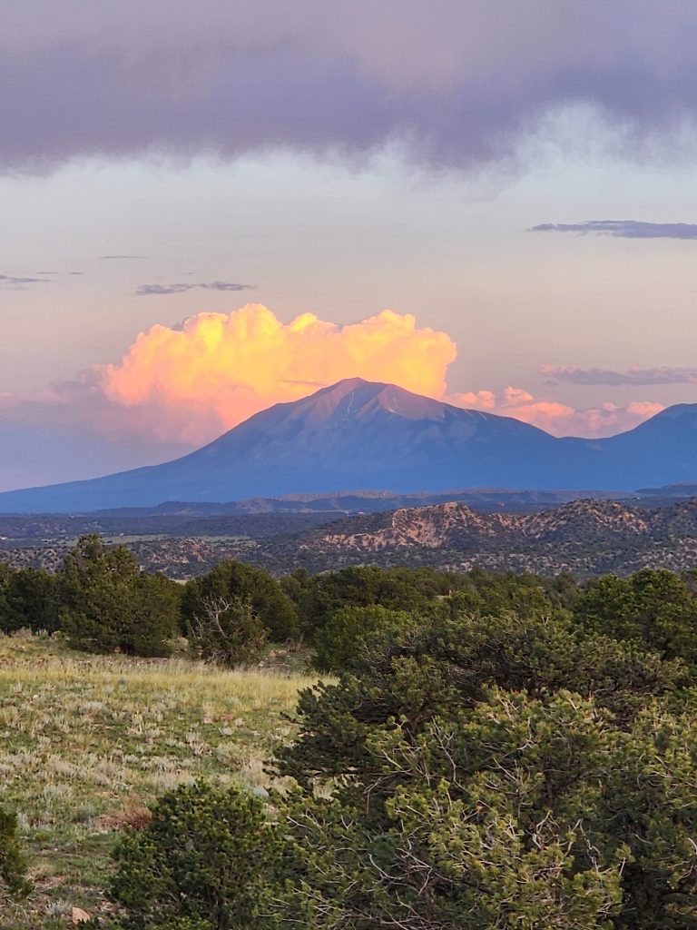 Sunset over Rocky Mountains Image